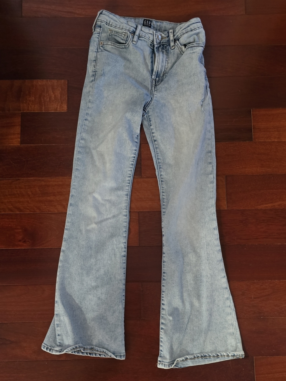 GAP Kids Faded Light Blue Flare Jeans Size 12